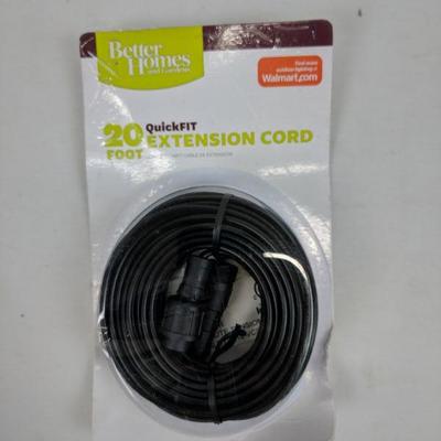 Better Homes and Gardens 20 FT Extension Cord - New