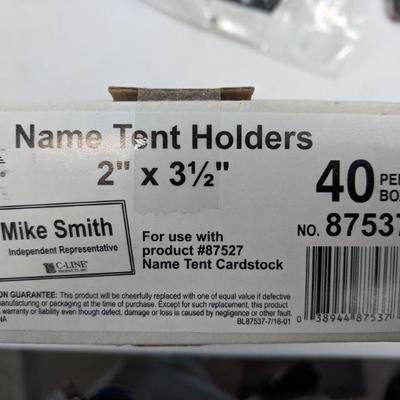Name Tent Holders 40 Ct - New