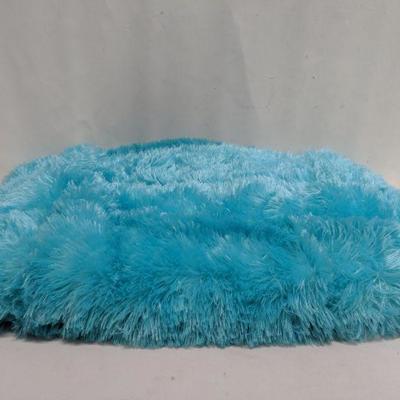 Blue Fluffy Blanket, 50