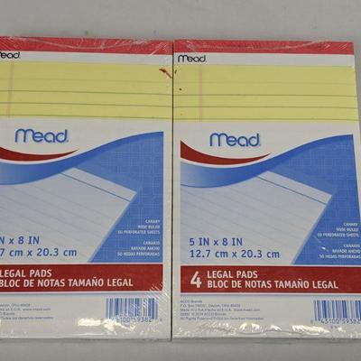 Mead 8 Legal Pads, 5