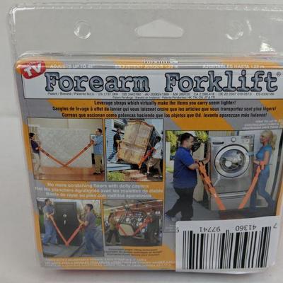Forearm Forklift Orange Lifting Straps - New