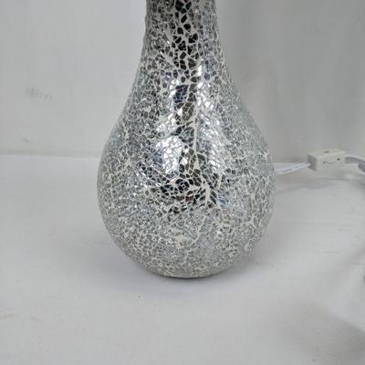 Sparkle Lamp W/ Mint Shade, 18