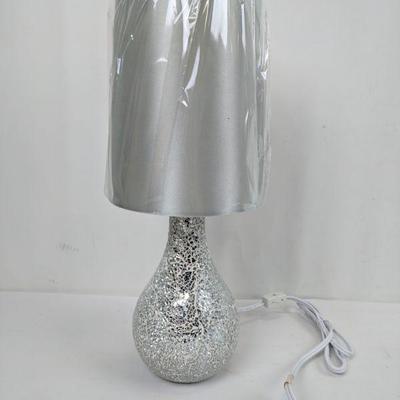 Sparkle Lamp W/ Mint Shade, 18
