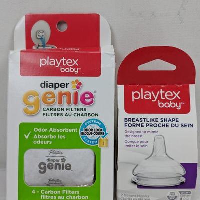 Playtex Baby: Diaper Genie Carbon Filters, Breastlike Shape - New