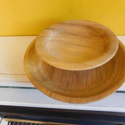 Hand Turned Double Tiered Bowl 10