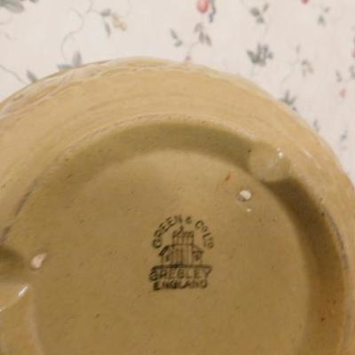 English Stoneware Pottery Mixing Bowl Green and Co.  9