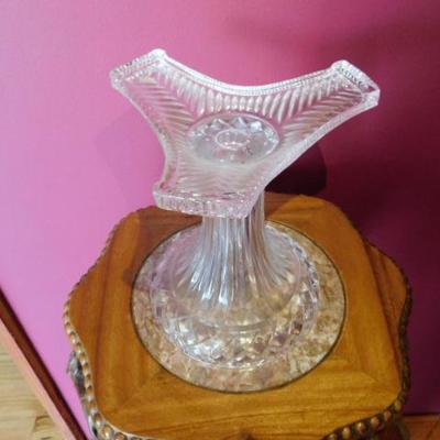 Crystal Candle Lamp with Pedestal and Shade 13