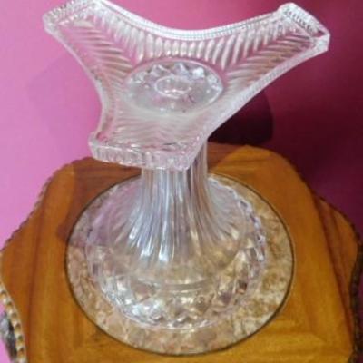 Crystal Candle Lamp with Pedestal and Shade 13