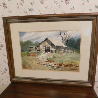 Framed Country Barn by Jim Powell 32