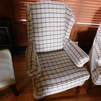 Set of Bassett Wing Back Chairs