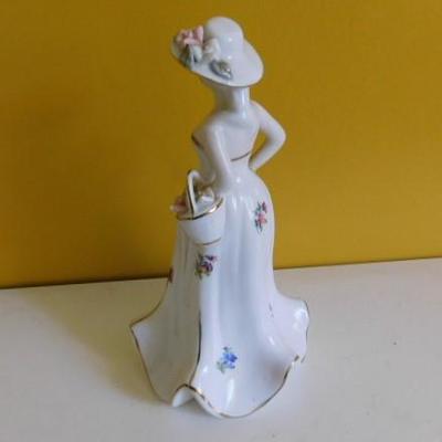 KPM Eagle and Scepter Porcelain Figurine Garden Dress