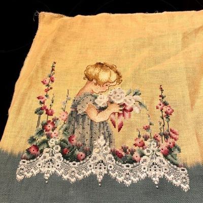 Counted Cross Stitch little girl