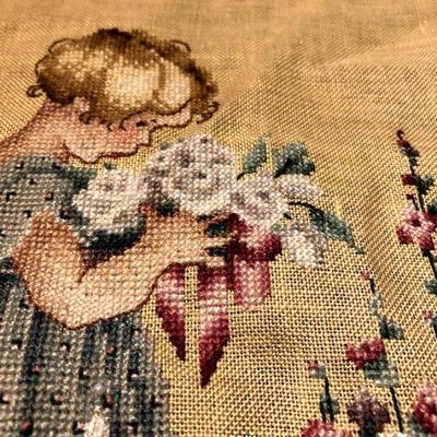 Counted Cross Stitch little girl