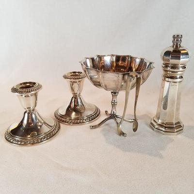 Five Silver-Plated Serving Pieces
