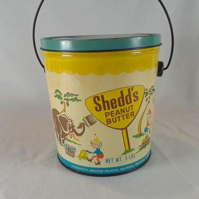 Vintage Shedd's Peanut Butter Tin 
