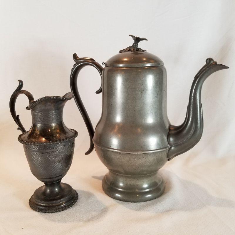 Early Cincinnati Pewter Ware Pot