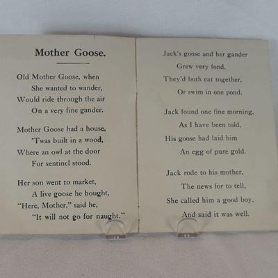 Mother Goose Story Printed on Linen