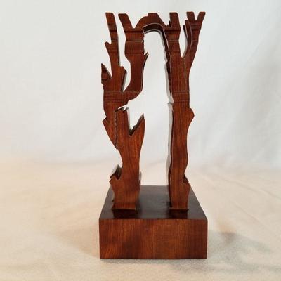 Wood Sculpture - Bishop or Christ?