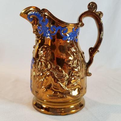 Copper Luster Ware Pitchers