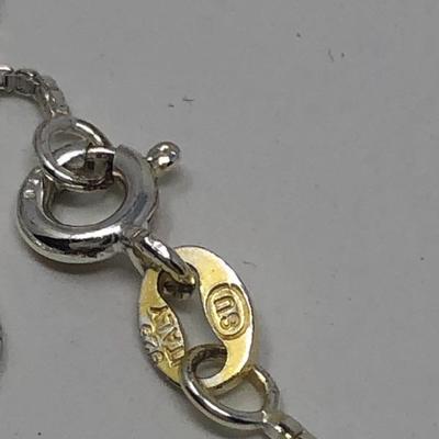 251:  14 K Diamond Gold Ring, Two  Sterling Necklaces and Other Jewelry