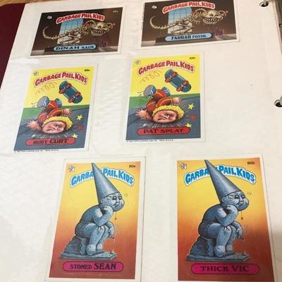 044:  Binder Full of Garbage Pail Kids Trading Cards 