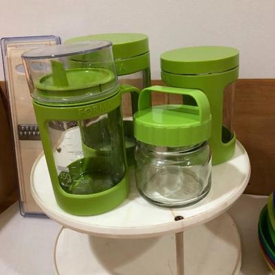 202:  Assortment of Storage Containers