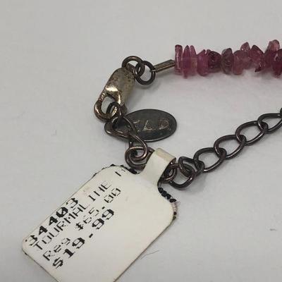 251:  14 K Diamond Gold Ring, Two  Sterling Necklaces and Other Jewelry