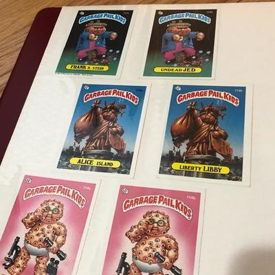 044:  Binder Full of Garbage Pail Kids Trading Cards 