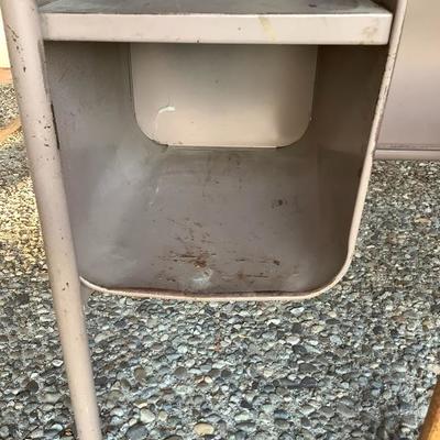 130: Vintage Childâ€™s School Desk Left Handed