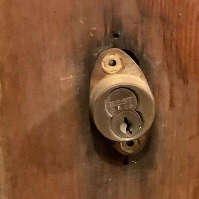 114: Solid Wood Vintage Door