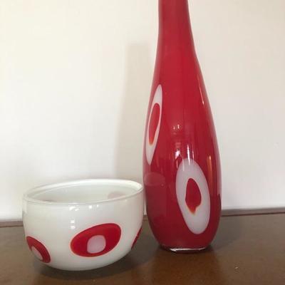 040:  German Studio Hand Blown Glass