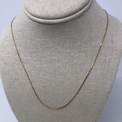 024:  Two 14 K Gold Chains 