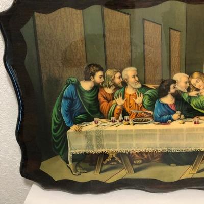 246:  Last Supper Vintage  Art Wall Hanging 