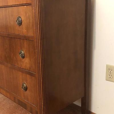 011:  Vintage Dresser Mirror 