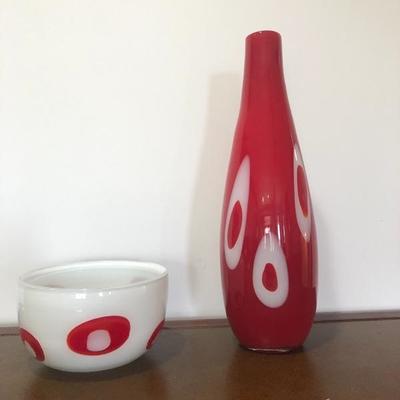 040:  German Studio Hand Blown Glass