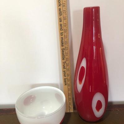 040:  German Studio Hand Blown Glass