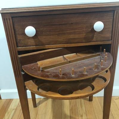 045:  Vintage Sewing Table 