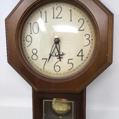 091: Three Vintage  Quartz Wall Clocks