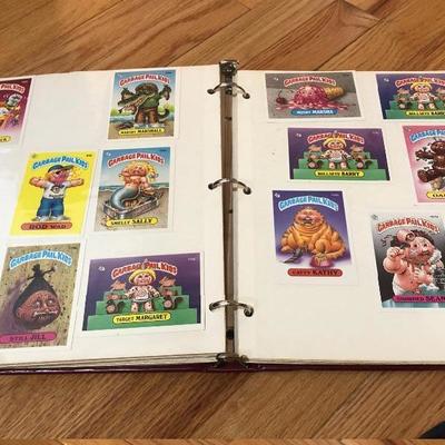 044:  Binder Full of Garbage Pail Kids Trading Cards 