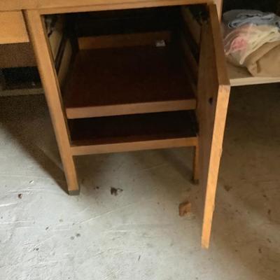 137: Vintage Teachers Desk 