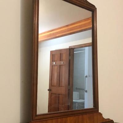 011:  Vintage Dresser Mirror 