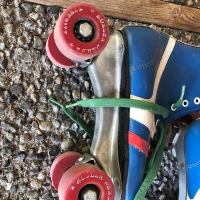 070:  Vintage Derby Skates 