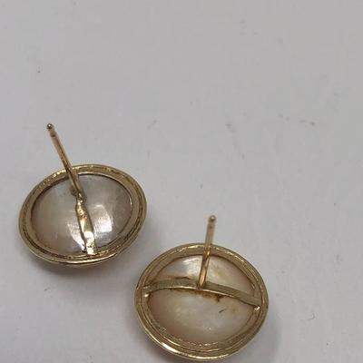 247: Pearl earrings and Choker 