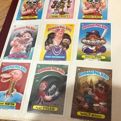 044:  Binder Full of Garbage Pail Kids Trading Cards 