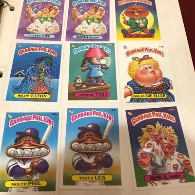 044:  Binder Full of Garbage Pail Kids Trading Cards 