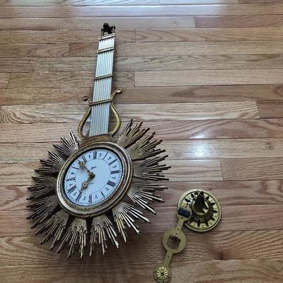 227: Vintage Schatz Quartz Pendulum Clock 