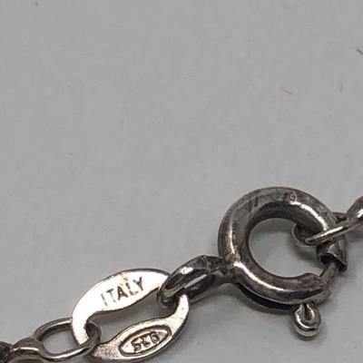 251:  14 K Diamond Gold Ring, Two  Sterling Necklaces and Other Jewelry