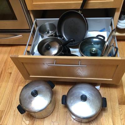 216:  Revere Ware Pots and Pans 