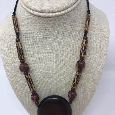 246: African Style Necklaces and Bracelet