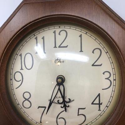 091: Three Vintage  Quartz Wall Clocks